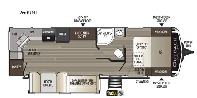 2020 Keystone RV Outback Ultra Lite 260UML