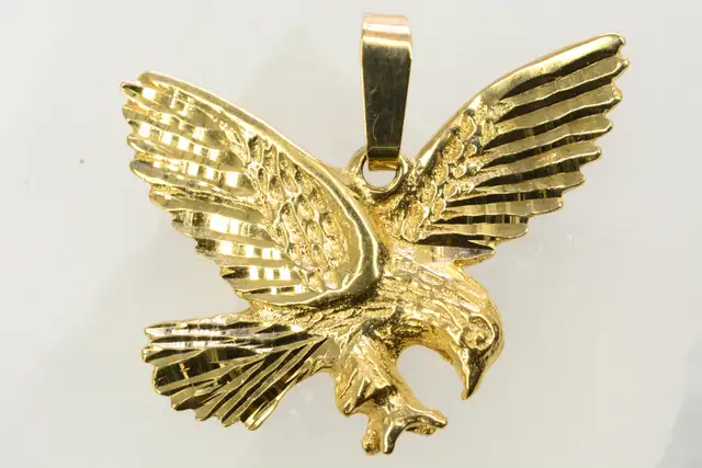10K EAGLE PENDANT