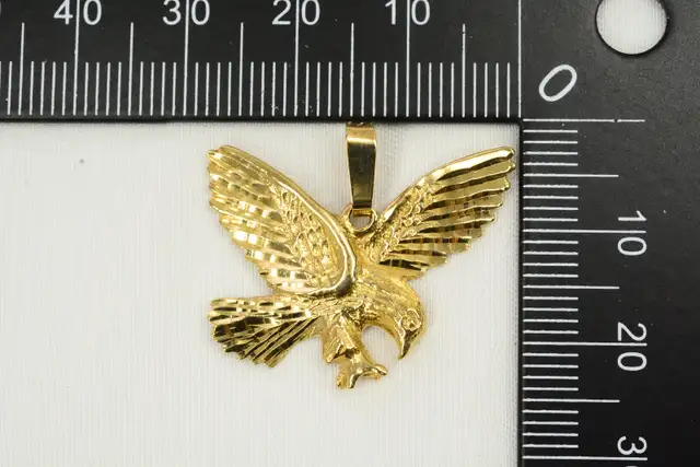 10K EAGLE PENDANT - Photo 3