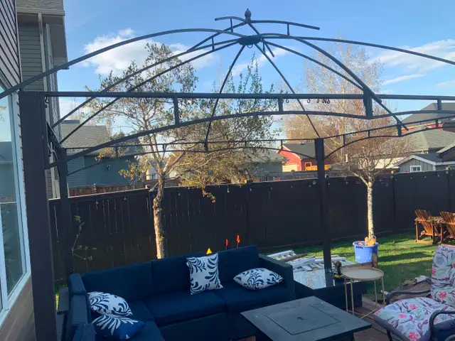 Allen Roth 12’x10’ gazebo frame for sale