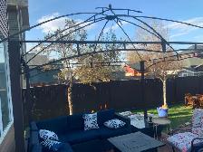 Allen Roth 12’x10’ gazebo frame for sale
