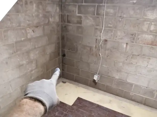 WET BASEMENT FLOOR WATERPROOFING SUMP PUMP ISSUE FOUNDATION LEAK - Photo 2