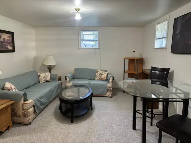 Large, Bright, Fully Furnished 1 Bedroom Basement Suite!