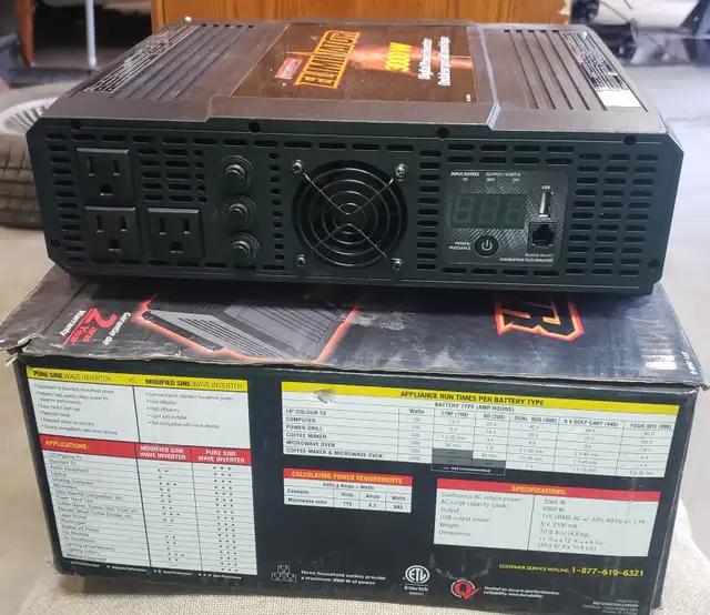 ELIMINATOR,, 3000 watt digital invertor. - Photo 7