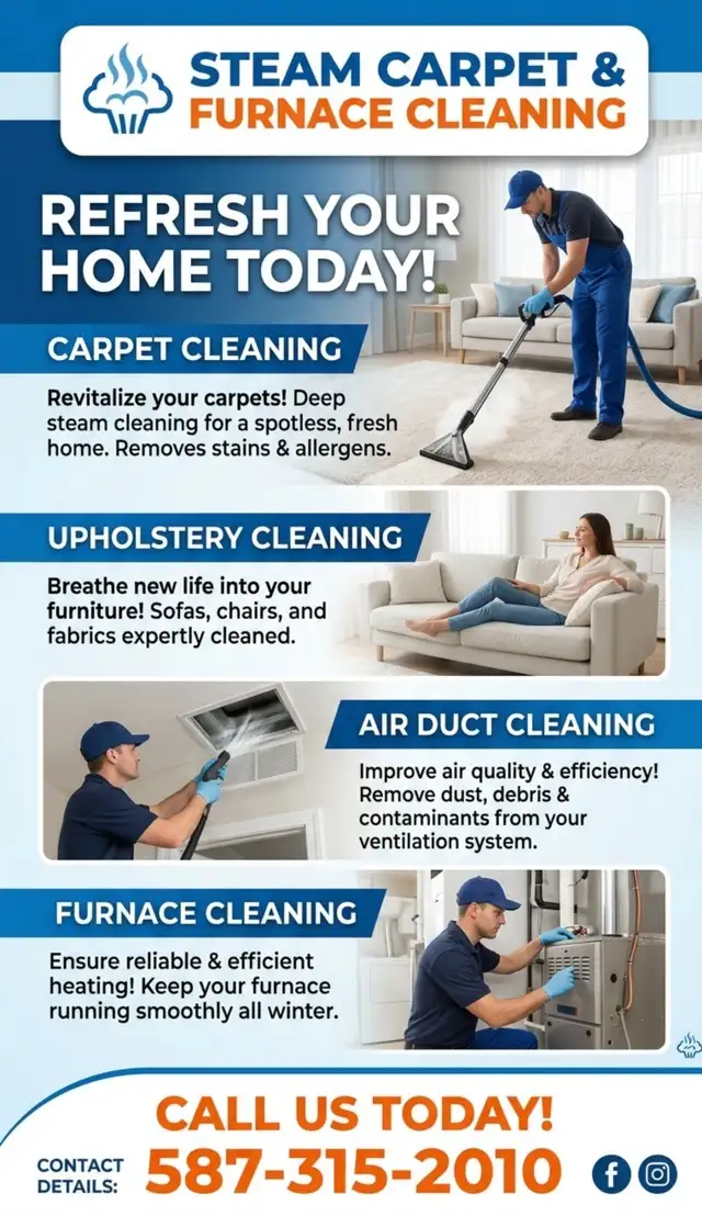 Pro Carpet, Rug and Furnace Cleaner!