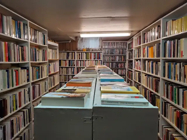 Près de 25000 livres à 1$ chacun