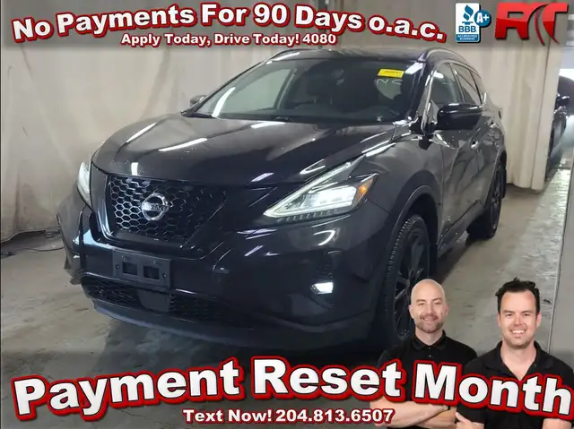 2021 Nissan Murano Midnight Edition AWD - Leather, Pano Roof, NA