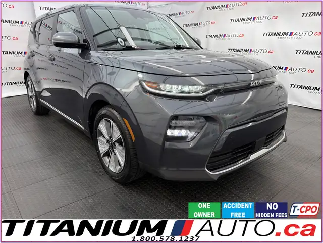 2023 Kia Soul EV Limited-383KM Range-Cooled Leather-GPS-Sunroof-