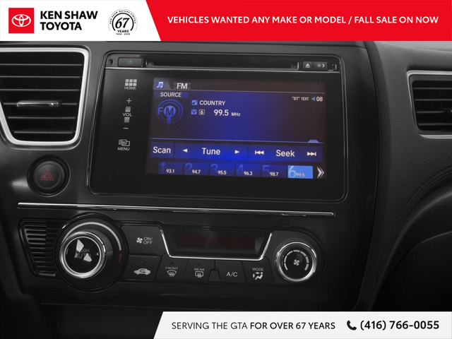 2015 Honda Civic EX SUNROOF / PUSH BUTTON START / HONDA LANE... - Photo 4