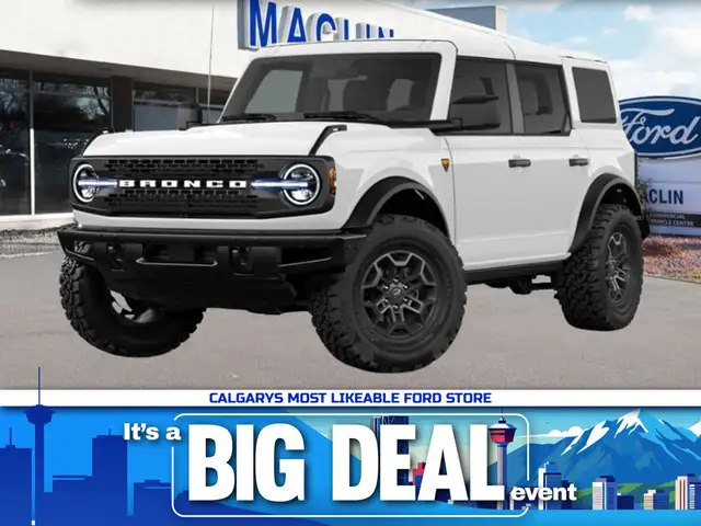 2026 Ford Bronco Badlands 4-DOOR | REMOTE START | G.O.A.T MODES
