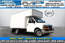 GMC Savana CUBE 12 PIEDSD   DECK ROUE SIMPLE / 102 000 KM CERTIF