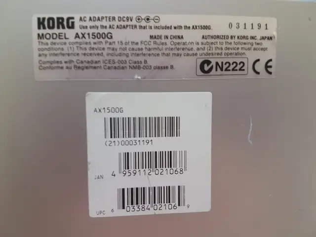 Korg ToneWorks AX1500G digital multi-effects processor for sale - Photo 9