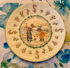 KATE GREENAWAY ALMANACK ROYAL DOULTON CANCER PLATE