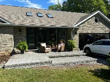 flagstone repairs/ concrete repairs