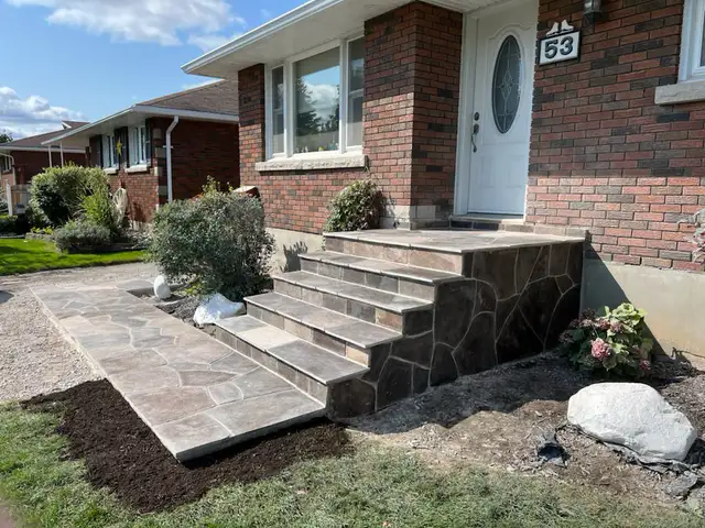 flagstone repairs/ concrete repairs - Photo 3