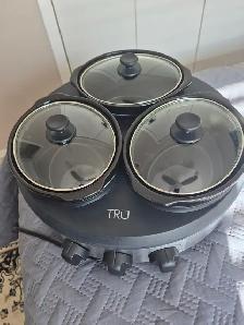 TRIPLE SLOW COOKER LIKE NEW $55 O.B.O