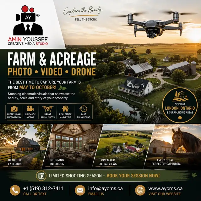 Farm • Acreage • Country Property Photography & Video