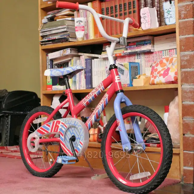 Vélo enfant fille 16' bmx Supercycle Illusion NEUVE - Photo 2
