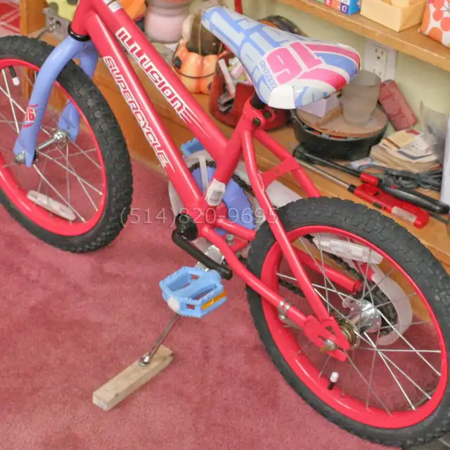 Vélo enfant fille 16' bmx Supercycle Illusion NEUVE - Photo 7