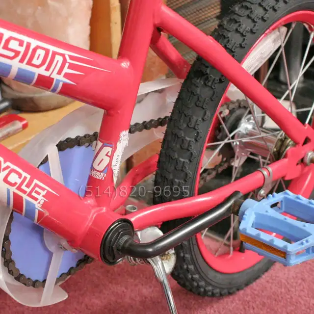 Vélo enfant fille 16' bmx Supercycle Illusion NEUVE - Photo 8