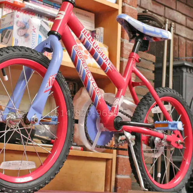Vélo enfant fille 16' bmx Supercycle Illusion NEUVE - Photo 9