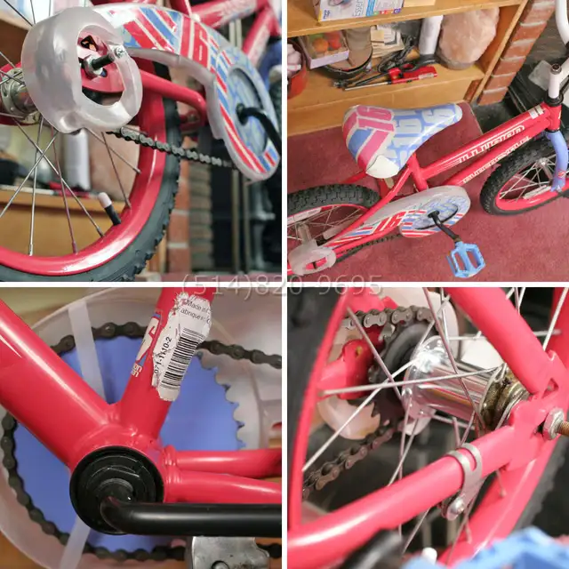 Vélo enfant fille 16' bmx Supercycle Illusion NEUVE - Photo 10