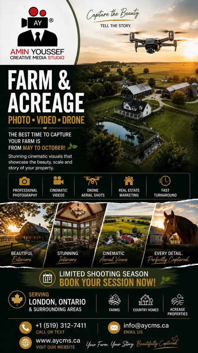 Farm • Acreage • Country Property Photography & Video