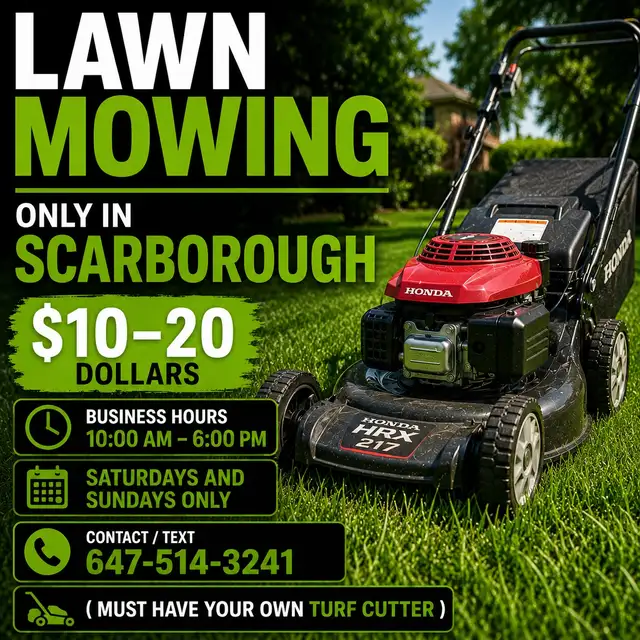 Lawn mowing