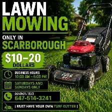 Lawn mowing