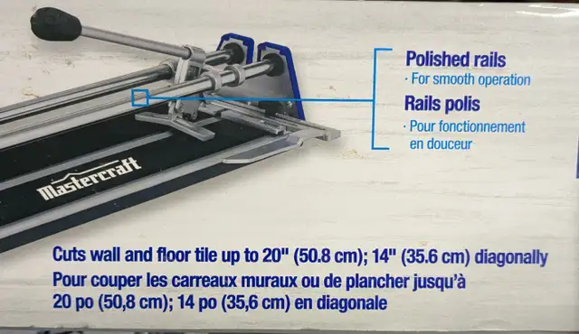 TILE CUTTER 20" MASTERCRAFT - Photo 2
