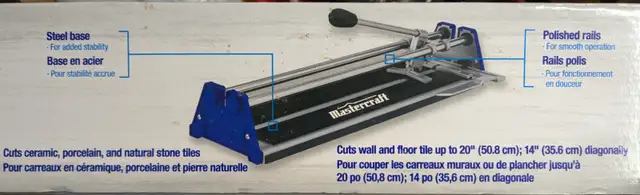 TILE CUTTER 20" MASTERCRAFT - Photo 3