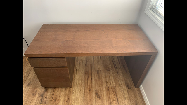 IKEA MALM Wooden Desk – $75