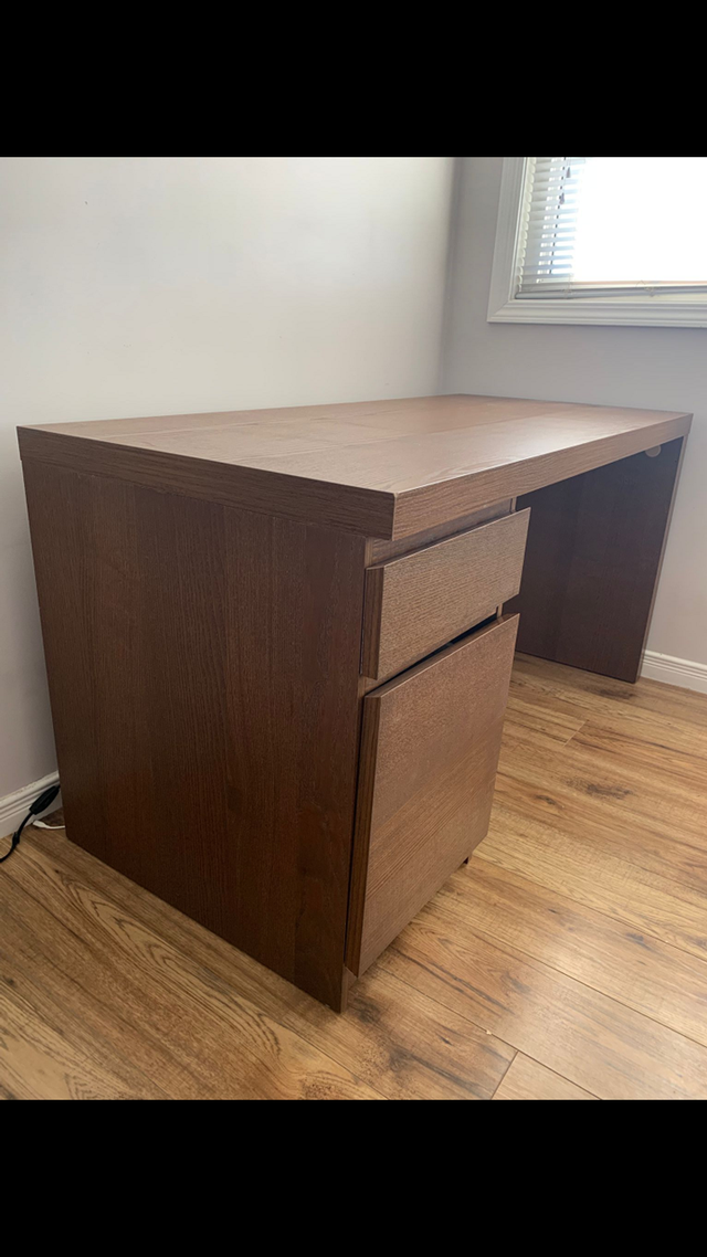 IKEA MALM Wooden Desk – $75 - Photo 2