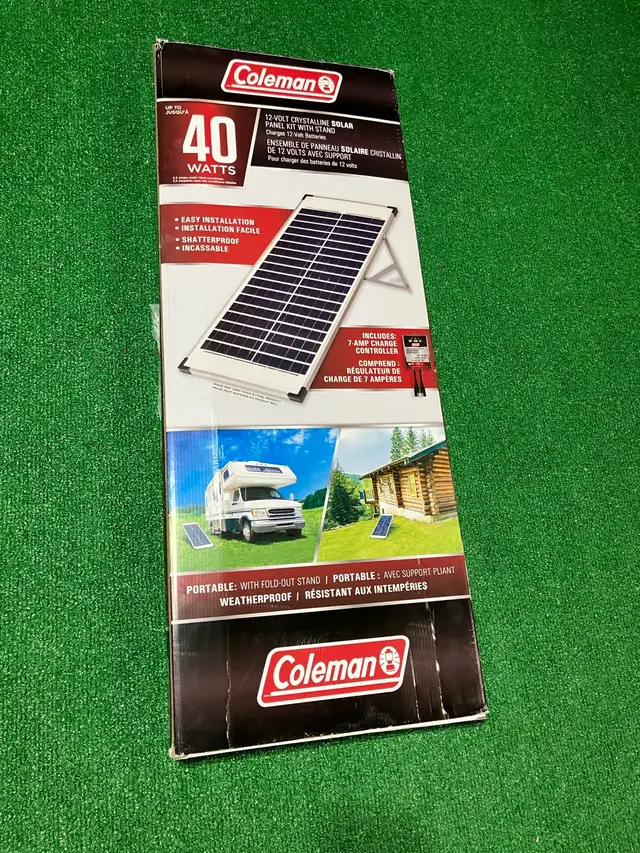 Camping solar panel