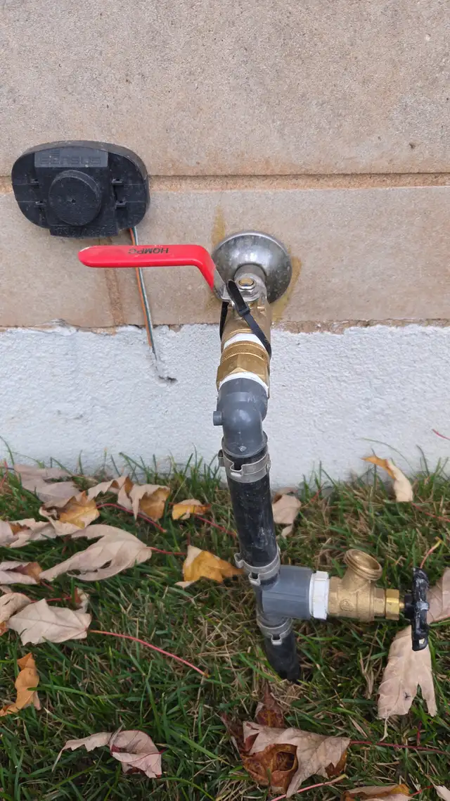 PM Lawn Sprinkler System installation