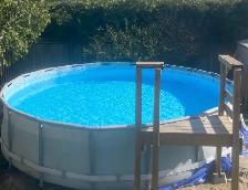 2 guys needed to level ground for my pool 18 ft round 20 hourly