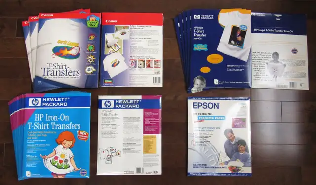 220 Iron-On Transfer Sheets