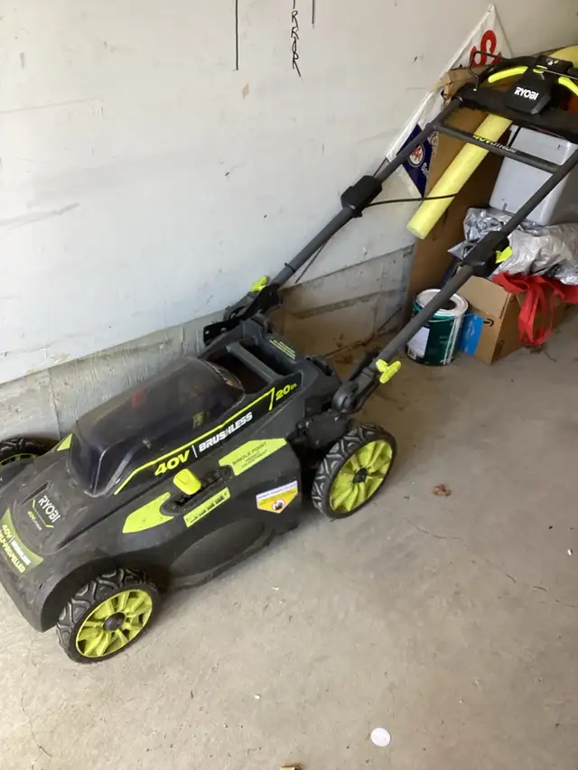 Ryobi battery lawnmower