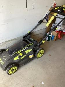 Ryobi battery lawnmower