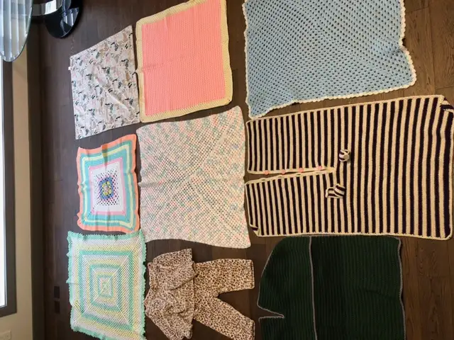 baby quilts/throw/guard