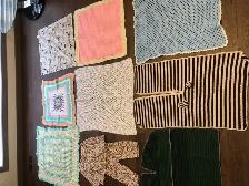 baby quilts/throw/guard