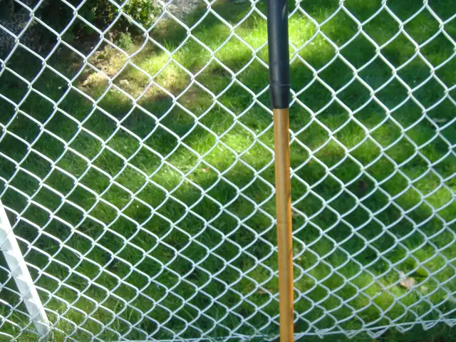 FAN RAKE, metal end  with rubber handle, New - Photo 5