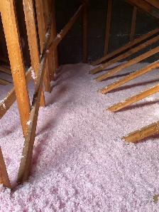 Attic insulation