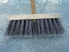 BROOM 14' STIFF PUSH  , LIKE NEW  CONDITION