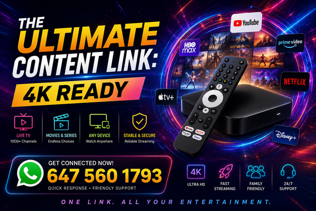 the ultimate content link: 4K ready