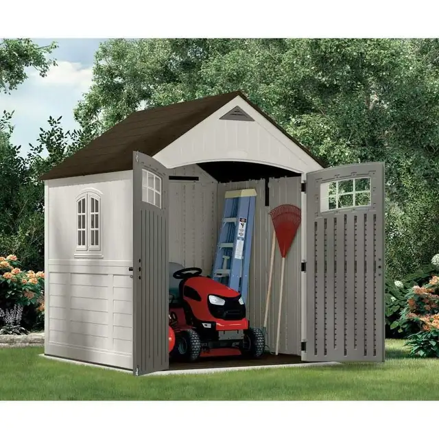 Brand New 7’x 7’ Suncast  Cascade Shed