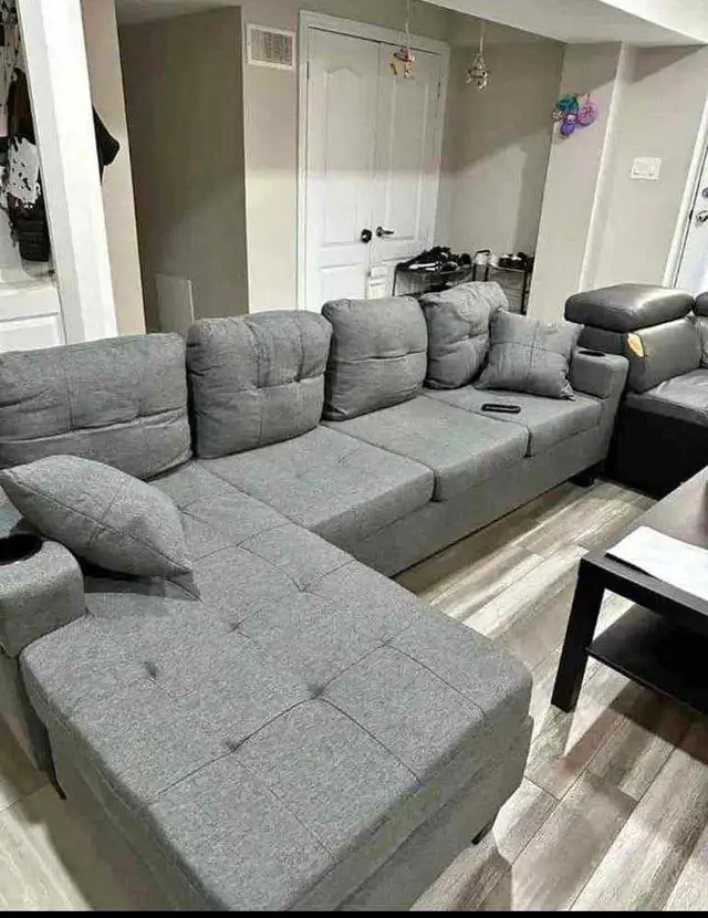 Reversible L Shape 4 Seater Sofa - Free Delivery Included