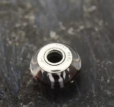925 PANDORA MURANO GLASS ZEBRA #790938 - Photo 4