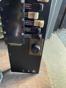 Hammond drawbar assembly.