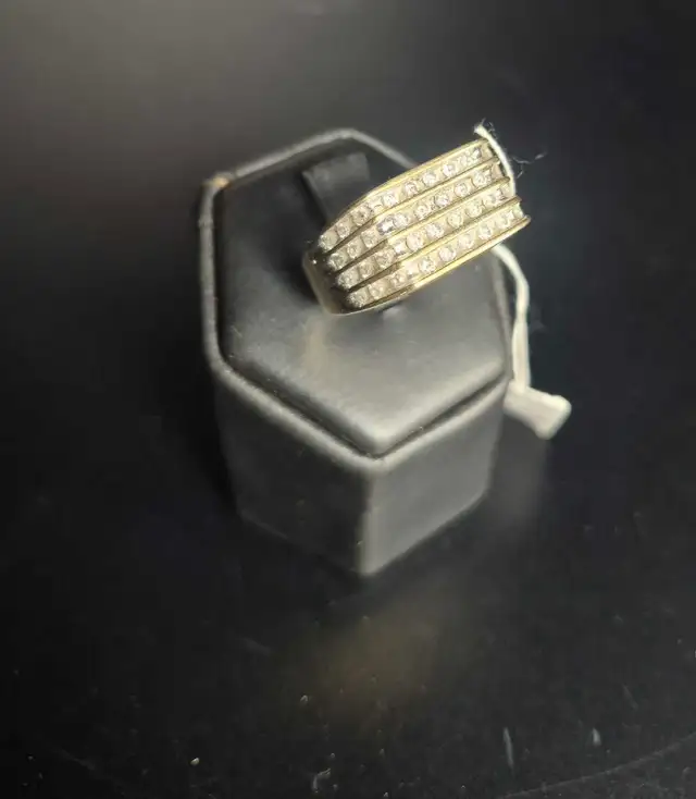 SZ 10 Men's 10k gold ring (24680439) - Photo 2